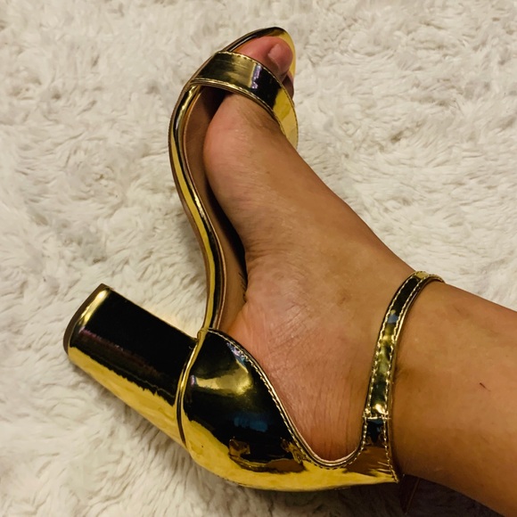 Gold Scrappy sandals heel girl Madden - Picture 7 of 7